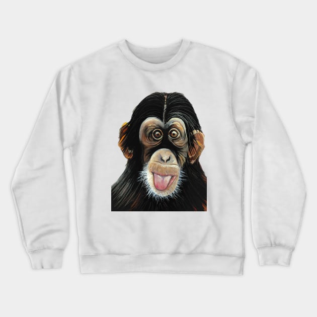 Stop looking Crewneck Sweatshirt by The artist of light in the darkness 